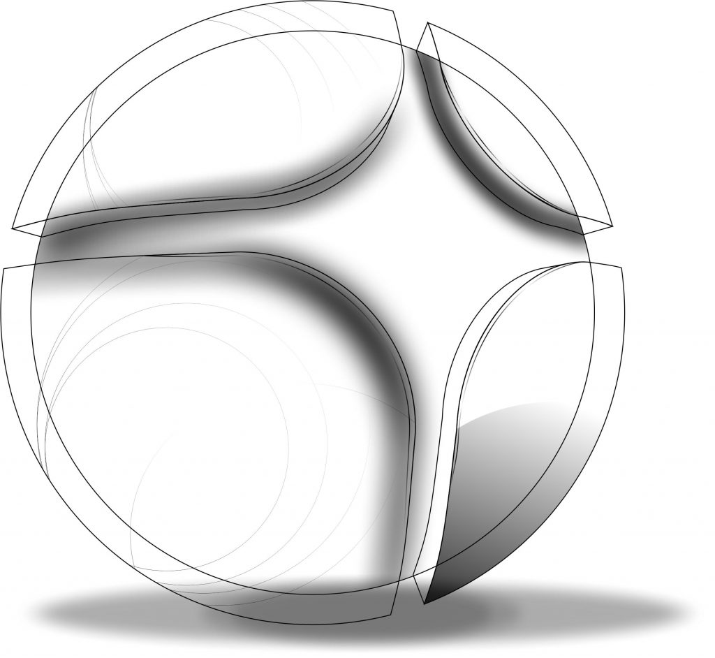 3d ball Wireframe