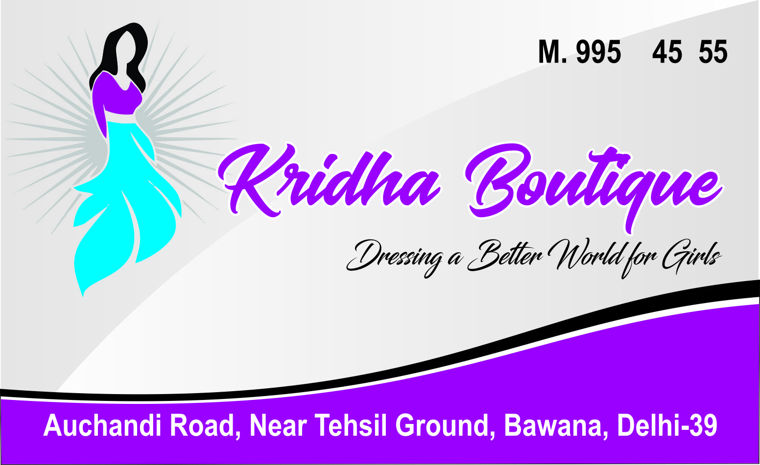 Boutique Banner Design in Hindi - Design Guruji