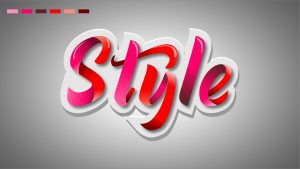 Read more about the article Ribbon Text Effect | Made in Corel Draw